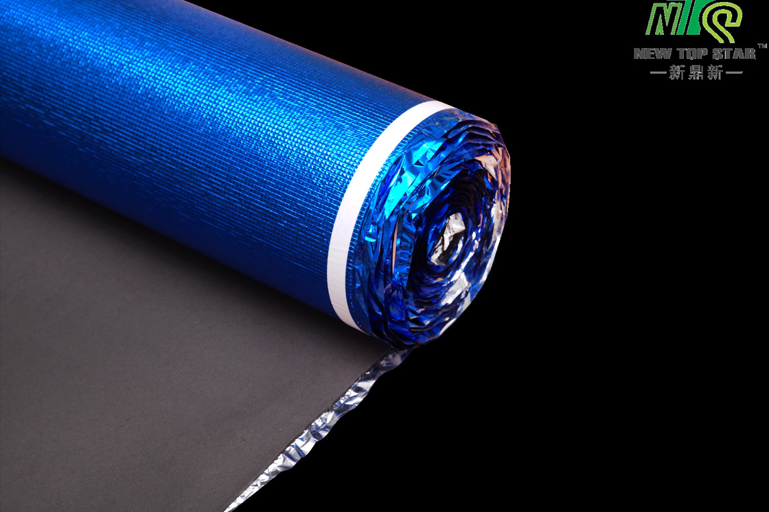 3 In 1 Hardwood Flooring Underlayment 3mm 100KGS/CBM Foil Backed Laminate Underlay