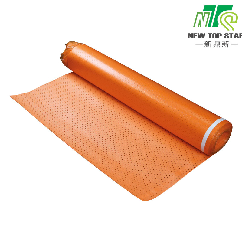 Heatproof IXPE Waterproof Vinyl Underlay 1.5 Mm LVT Underlay With Silver Waterproof Film